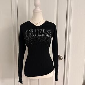 Vintage Guess Mcbling Strappy Back Light Weigjt Size Medium Top